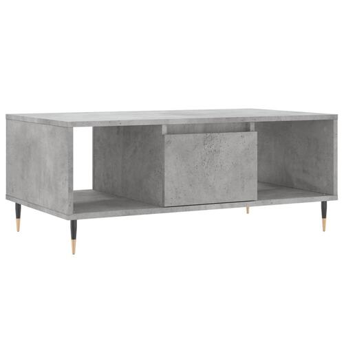 Sofabord 90x50x36,5 cm konstrueret træ betongrå