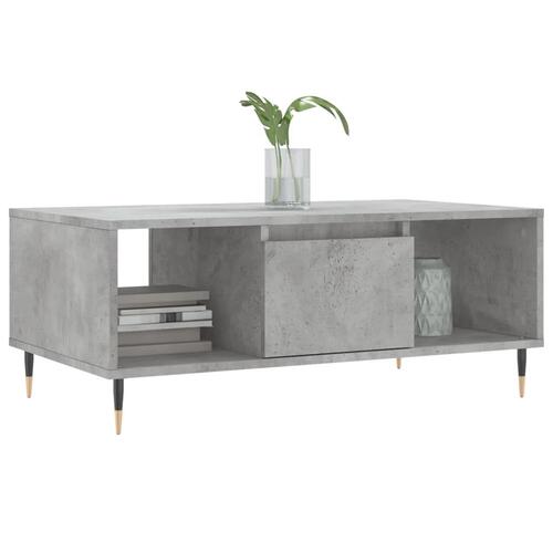 Sofabord 90x50x36,5 cm konstrueret træ betongrå