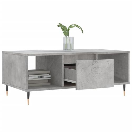 Sofabord 90x50x36,5 cm konstrueret træ betongrå