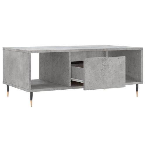 Sofabord 90x50x36,5 cm konstrueret træ betongrå
