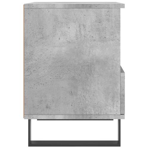 Sengebord 40x35x50 cm konstrueret træ betongrå