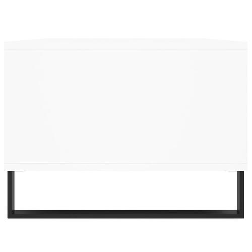 Sofabord 90x50x36,5 cm konstrueret træ hvid