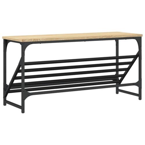 Skoreol 90x30x45 cm konstrueret træ sonoma-eg