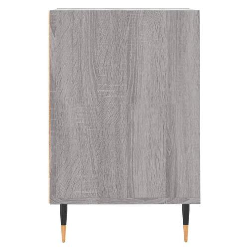 Tv-bord 100x35x55 cm konstrueret træ grå sonoma-eg