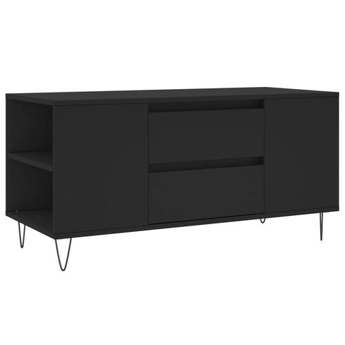 Sofabord 102x44,5x50 cm konstrueret træ sort