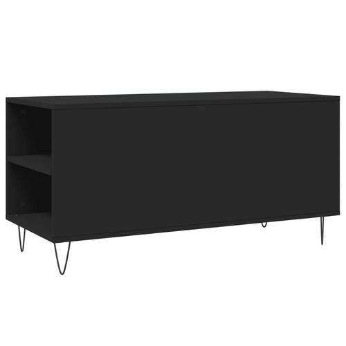 Sofabord 102x44,5x50 cm konstrueret træ sort