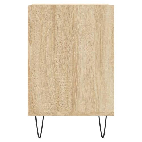 Tv-bord 160x35x55 cm konstrueret træ sonoma-eg