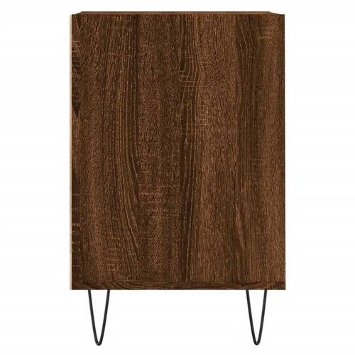 Tv-bord 160x35x55 cm konstrueret træ brun egetræsfarve