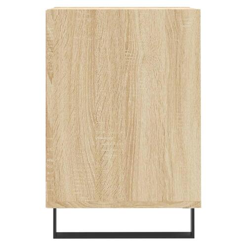 Tv-bord 160x35x55 cm konstrueret træ sonoma-eg