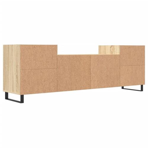 Tv-bord 160x35x55 cm konstrueret træ sonoma-eg