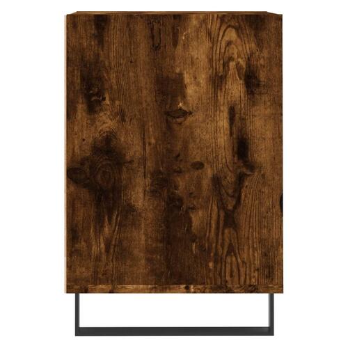 Tv-bord 160x35x55 cm konstrueret træ røget egetræsfarve