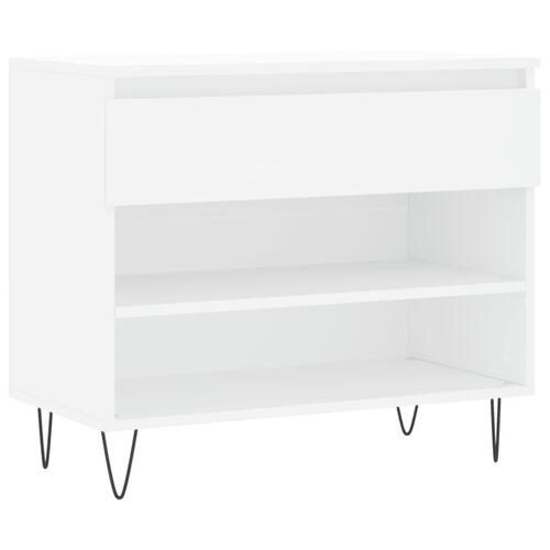 Skoreol 70x36x60 cm konstrueret træ hvid