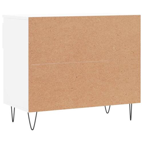 Skoreol 70x36x60 cm konstrueret træ hvid