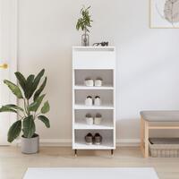 Skoreol 40x36x105 cm konstrueret træ hvid