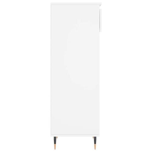 Skoreol 40x36x105 cm konstrueret træ hvid
