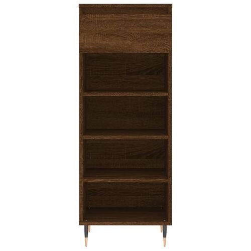 Skoreol 40x36x105 cm konstrueret træ brun egetræsfarve