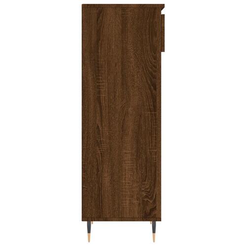 Skoreol 40x36x105 cm konstrueret træ brun egetræsfarve