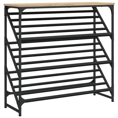 Skoreol 90x30x85 cm konstrueret træ sonoma-eg