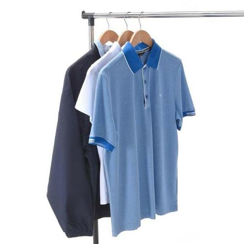 Storage solutions tøjstativ m. bøjlestang og hjul 80x42x(90-165) cm