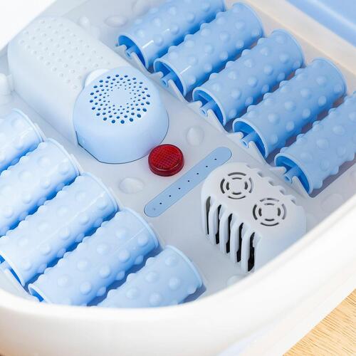 Sammenklappeligt fodbad med ruller og hydromassage Footopy InnovaGoods