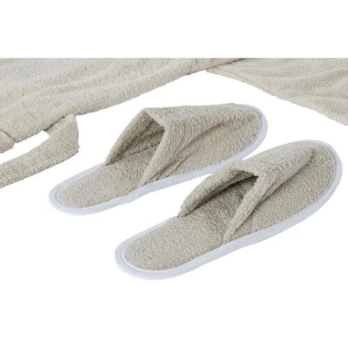 Morgenkåbe Home ESPRIT Beige Dame 400 g /m²