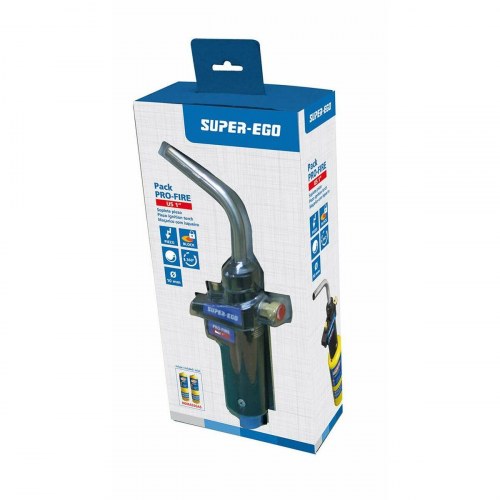 Super Ego Pro-Fire loddekolbe sæt med blæselampe, 1″