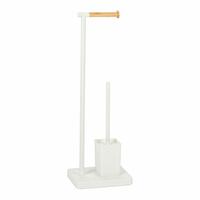 Toiletpapirholder med toiletbørsteholder Andrea House ba72127 Metal