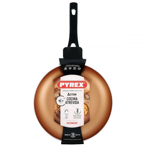 Pyrex Action stegepande i stemplet aluminium, kobber, 28 cm