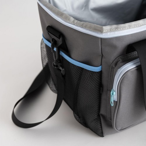 Sugar køletaske/lunchbag 15 l - grå, 28 × 22 × 26 cm