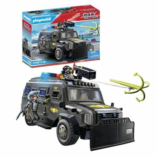 Legetøjssæt Playmobil Police car City Action Plastik