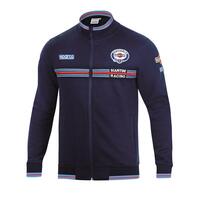 Hættetrøje Sparco S01278MRBM5XXL Blå XXL