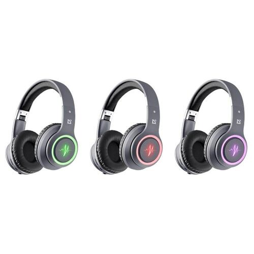Bluetooth headset med mikrofon Defender FREEMOTION B571 LED Grå