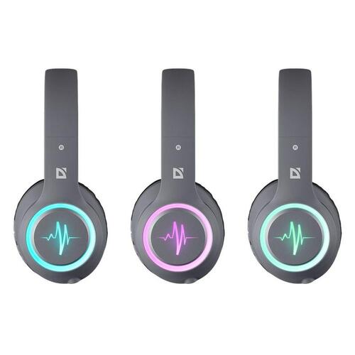 Bluetooth headset med mikrofon Defender FREEMOTION B571 LED Grå