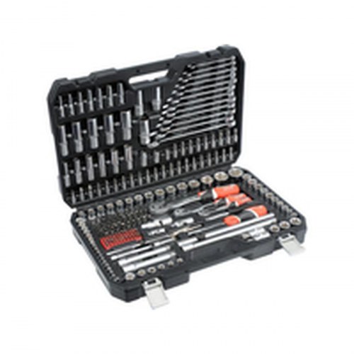 Yato Værktøjssæt YT-38841 - 216 dele i stål (1/4", 3/8", 1/2")
