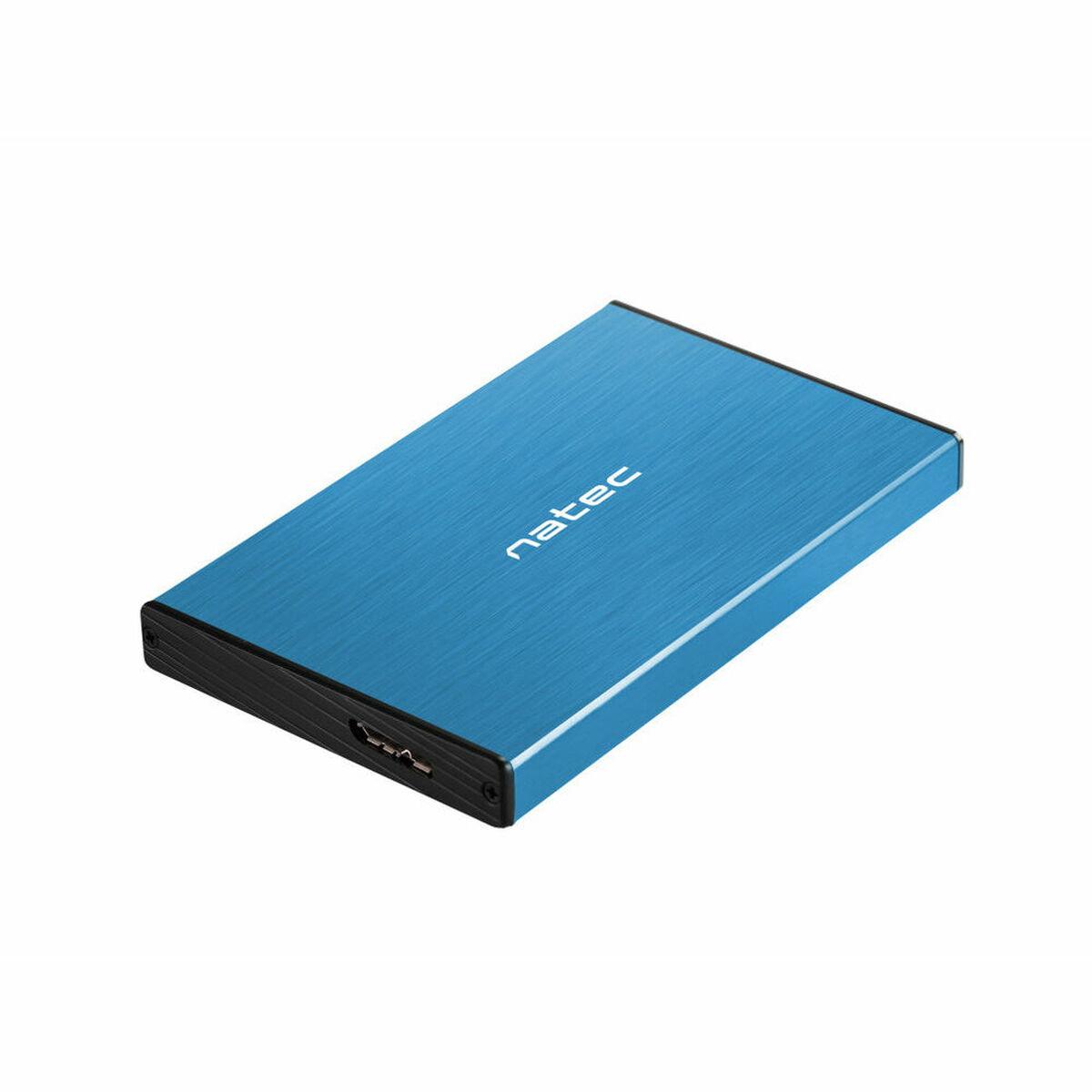 Lomme til harddisk Natec Rhino GO Blå Sort USB Mikro USB