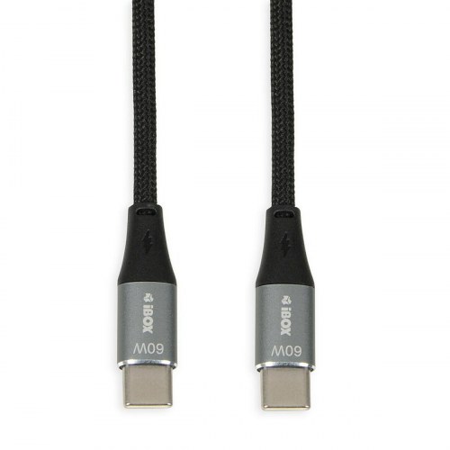 Ibox USB‑C til USB‑C kabel IKUTC2B - Sort, 2 m