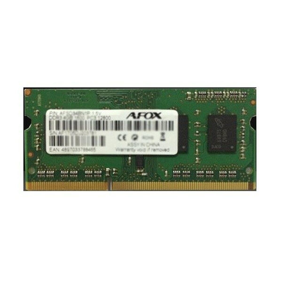 Afox AFSD38BK1P DDR3 RAM 8 GB SO-DIMM 1600 MHz