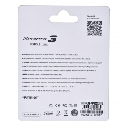 Patriot Memory Xporter 3 USB-stik 32 GB - Sort