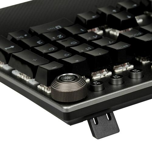 Tastatur Ibox AURORA K-4 Sort Sort/Sølvfarvet QWERTY