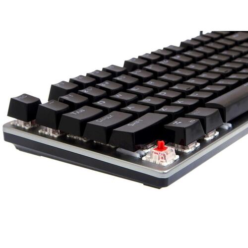 Tastatur Ibox AURORA K-4 Sort Sort/Sølvfarvet QWERTY