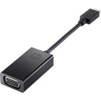 USB C til VGA-adapter Hewlett Packard Adaptador de monitor USB-C a VGA de Sort