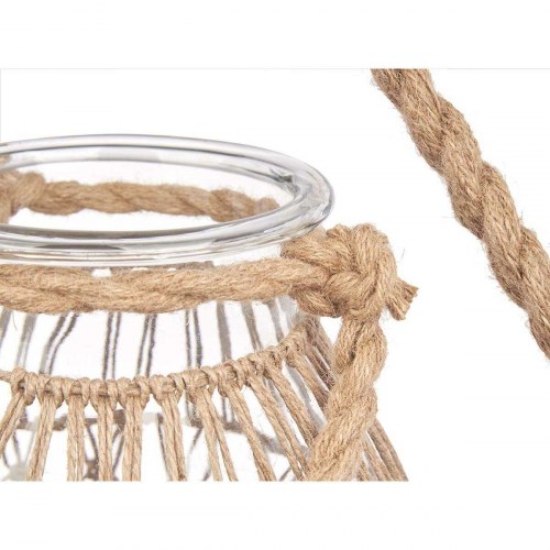 Lanterne glas med tov 20 x 30 cm - (4 stk.)