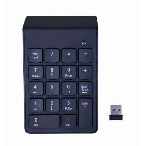 GEMBIRD KPD-W-02 numerisk tastatur - trådløst, sort