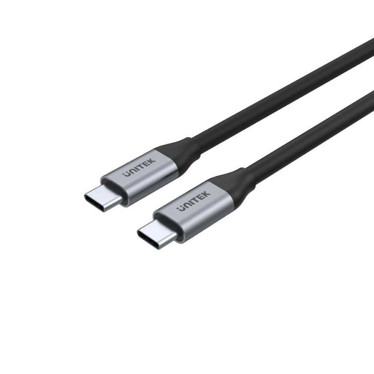 Unitek USB-C til USB-C kabel 1 m - Sort (C14082ABK)
