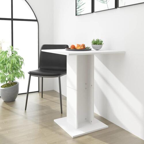 Barbord 60x60x75 cm spånplade hvid