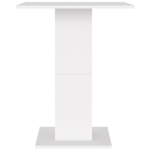 Barbord 60x60x75 cm spånplade hvid