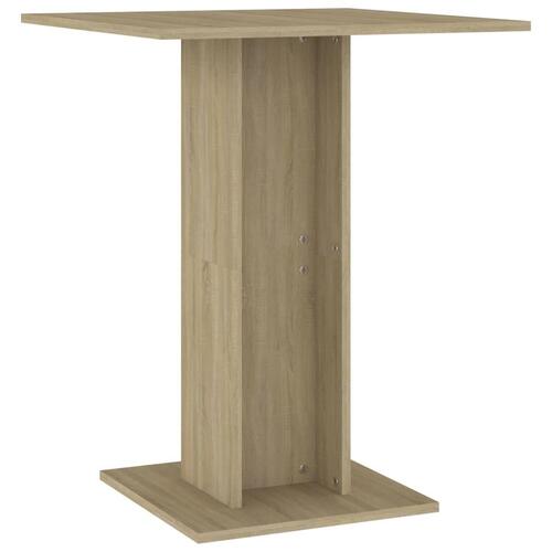 Barbord 60x60x75 cm spånplade sonoma-eg