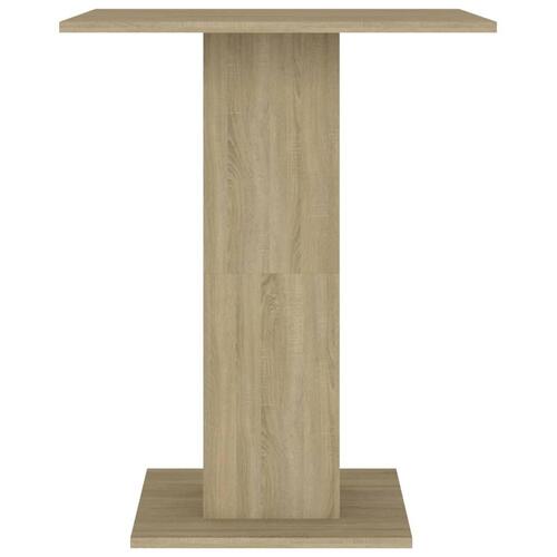 Barbord 60x60x75 cm spånplade sonoma-eg