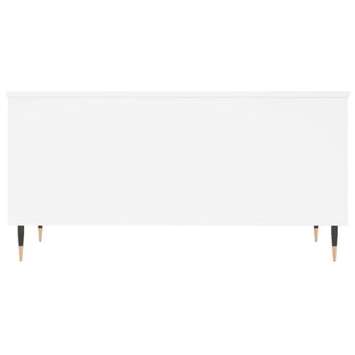 Sofabord 90x44,5x45 cm konstrueret træ hvid
