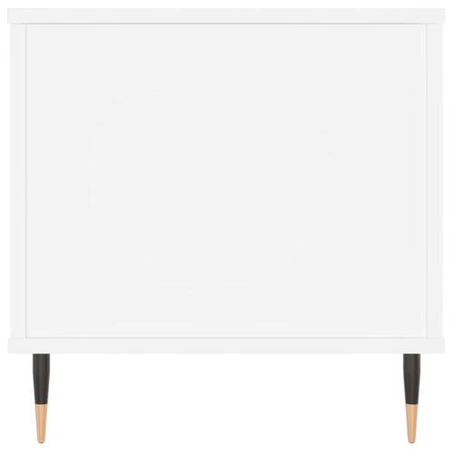 Sofabord 90x44,5x45 cm konstrueret træ hvid